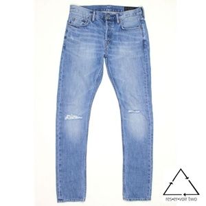 All Saints Pistol Fit Distressed Jeans